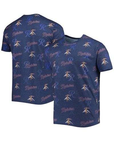 Boxercraft Tacoma Rainiers Allover Print Crafted T-shirt At Nordstrom - Blue