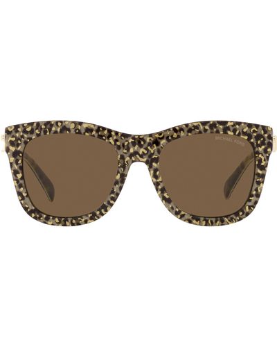 Michael Kors Empire 52mm Square Sunglasses - Brown