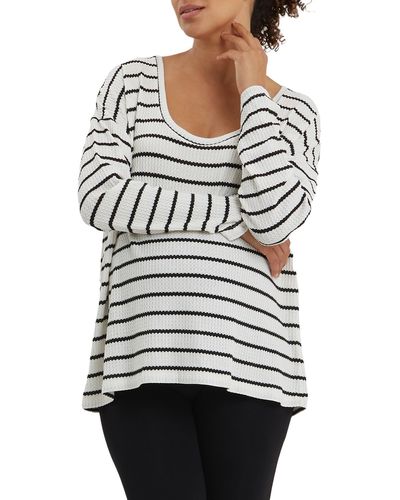 Nom Maternity Cannes Maternity Sweater At Nordstrom - Gray