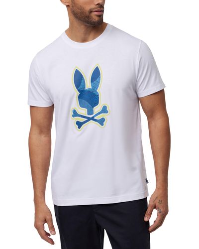 Psycho Bunny Lenox Graphic T-shirt - White
