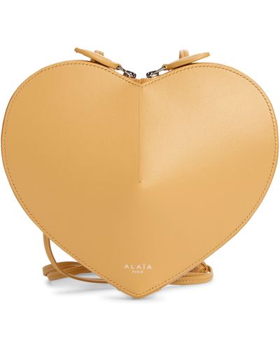 Alaïa 'le Coeur' Shoulder Bag, - Orange