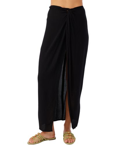 O'neill Sportswear Hanalei Cover-up Maxi Skirt - Black