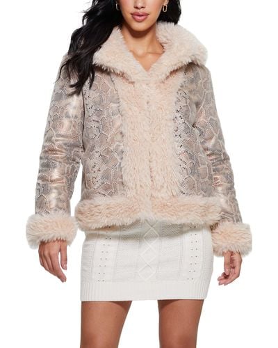 Guess mixed top media reversible jacket