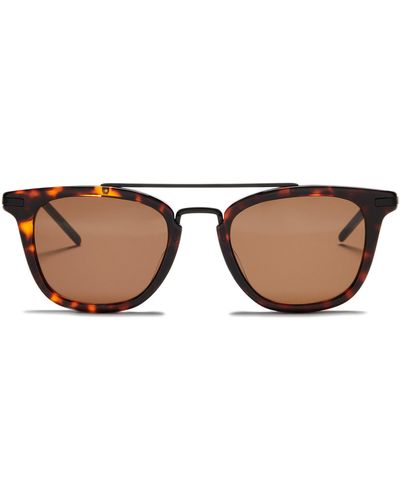 PAIGE James 51mm D-frame Sunglasses - Brown