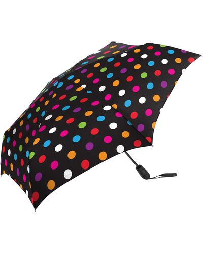 Shedrain Polka Dot Auto Open Compact Umbrella - Multicolor