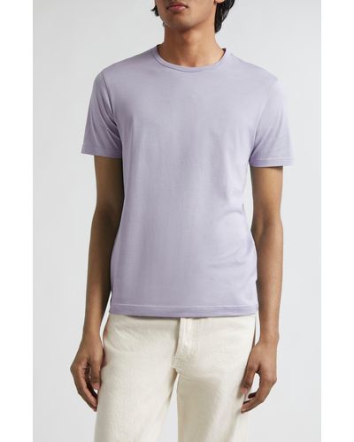 Sunspel Cotton Crewneck T-shirt - Gray