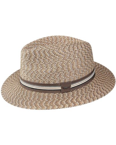 Bailey Hester Straw Fedora - Natural