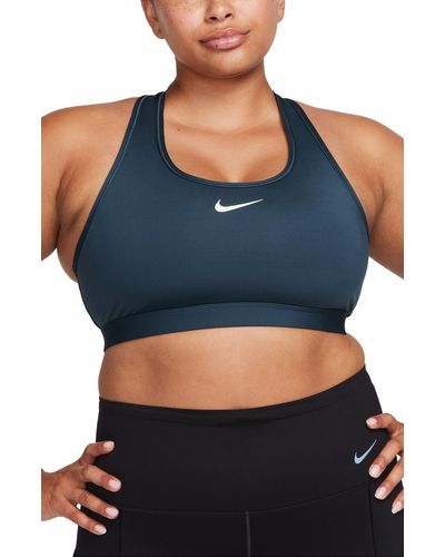 Nike Dri-fit Padded Sports Bra - Blue