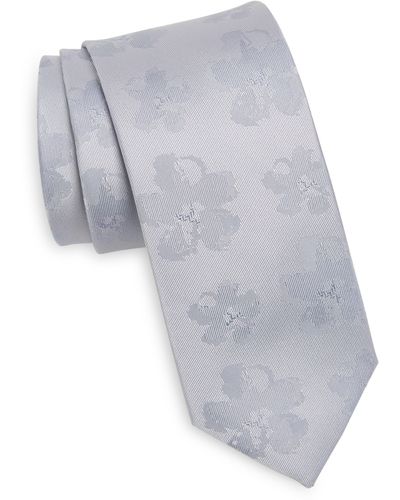 Ted Baker Men's Tie Tan 100% Silk