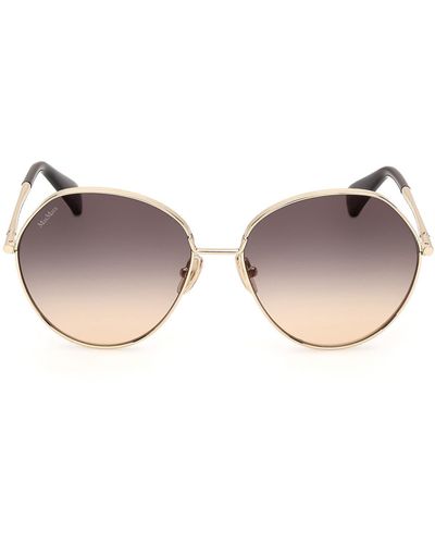 Max Mara Menton 57mm Round Sunglasses - Pink