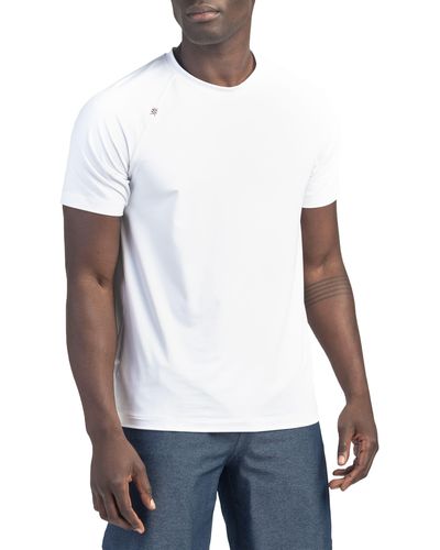 Rhone Reign Athletic Short Sleeve T-shirt - White