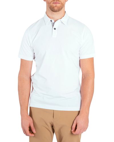 PUBLIC REC Go-to Athletic Fit Performance Polo - White