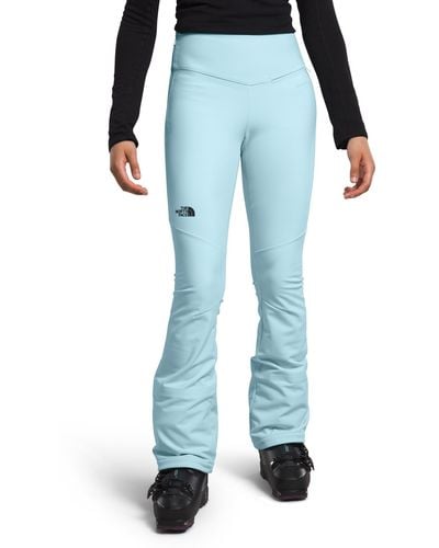 The North Face Snoga High Waist Slip Fit Windwall Pants - Blue