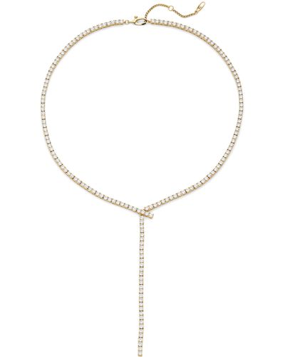 Nadri Cubic Zirconia Tennis Y-necklace - Metallic