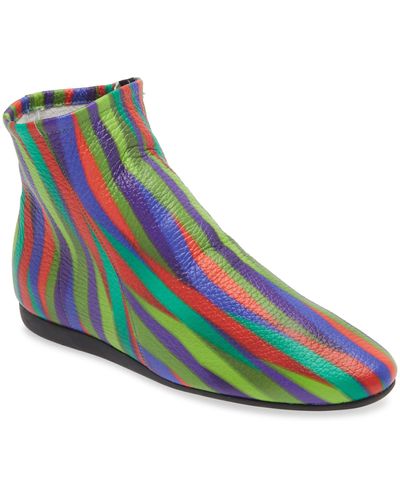 Arche Lamloo Stripe Bootie - Blue