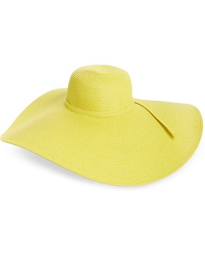 San Diego Hat Ultrabraid Xl Brim Straw Sun Hat - Yellow