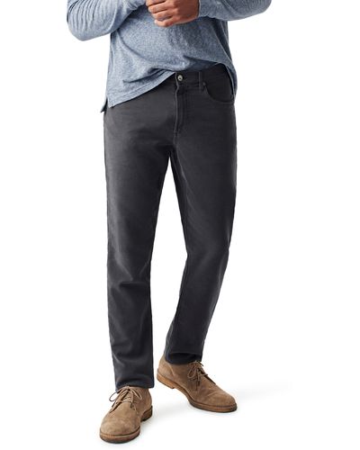 Faherty Stretch Terry 5-pocket Pants - Blue