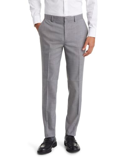 TOPMAN Skinny Suit Pants - Gray