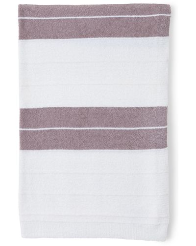 Barefoot Dreams Cozychic Lite Stripe Blanket Scarf - Purple