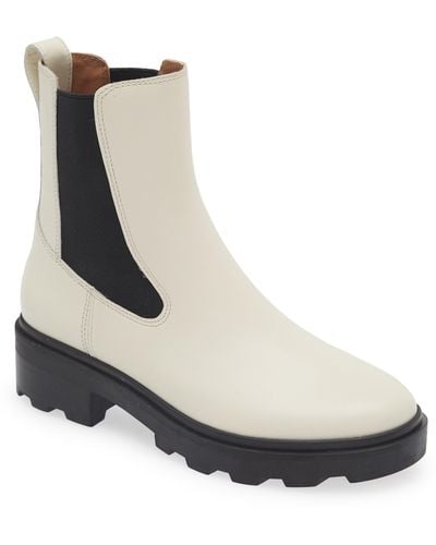 Madewell The Wyckoff Chelsea Lugsole Boot - White