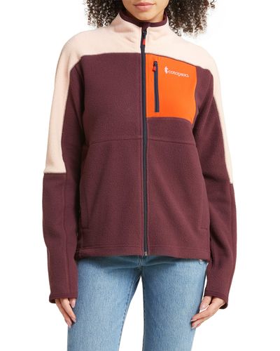 COTOPAXI Abrazo Colorblock Fleece Zip Jacket in Blue