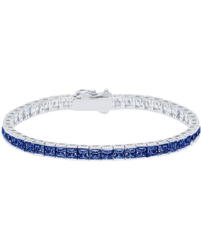 Crislu Tennis Bracelet - Blue