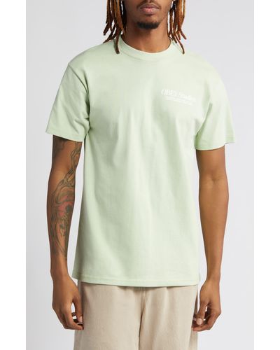Obey Studios Cotton Graphic T-shirt - Green