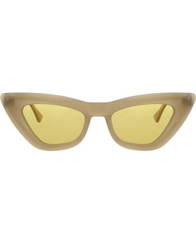 Banbe The Helena Polarized Cat Eye Sunglasses - Yellow