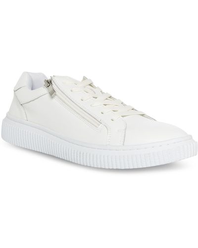 Steve Madden Niziam Low Top Platform Sneaker - White