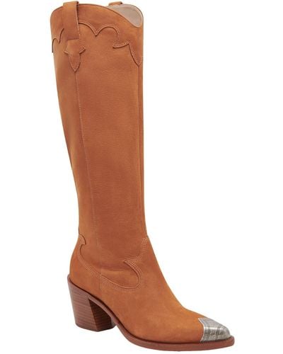 Dolce Vita Kamryn Western Boot (women0 - Brown