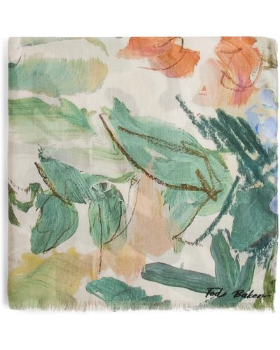 Ted Baker Audrey's Floral Scarf - Green