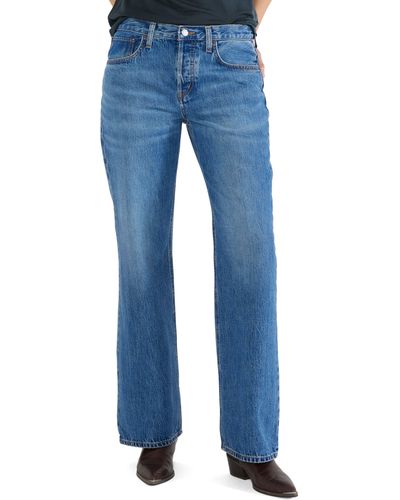 eTica Ética Amis Relaxed Bootcut Jeans - Blue