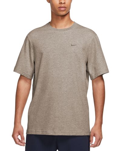 Nike Primary Training Dri-fit Short Sleeve T-shirt - Gray