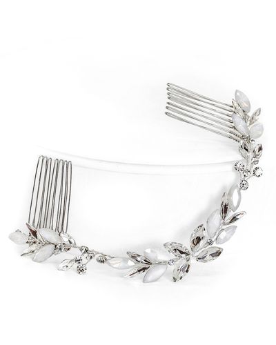 Brides & Hairpins Monroe Halo Comb - White