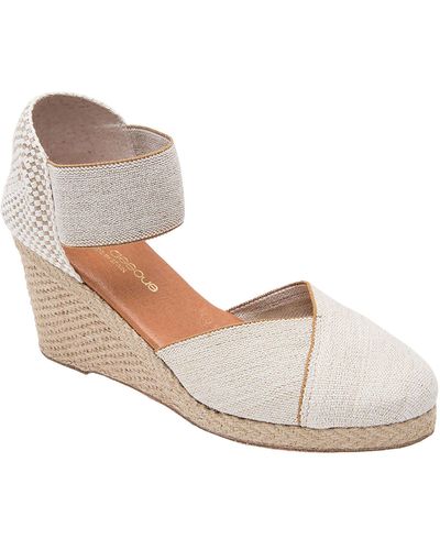 Andre Assous Anouka Espadrille Wedge Sandal - White