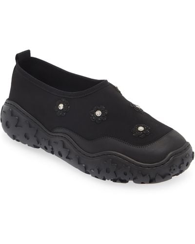 Cecilie Bahnsen Glam Slip-on Sneaker - Black