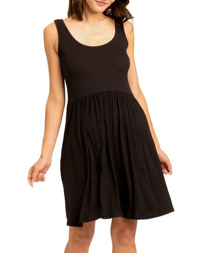 Threads For Thought Alivia Jersey Tank Dress - Black