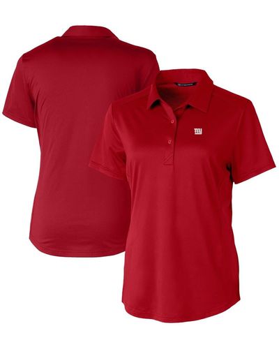 Cutter & Buck New York Giants Prospect Textu Stretch Polo At Nordstrom - Red