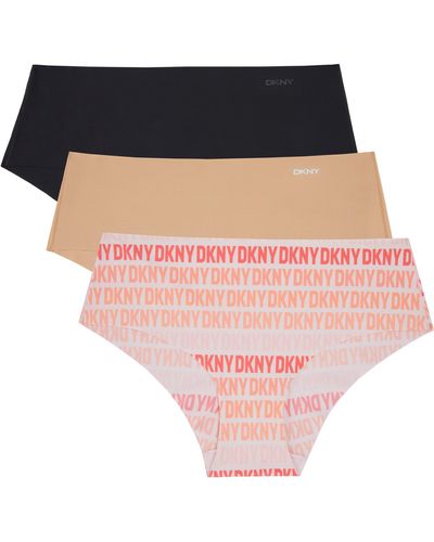 DKNY Cut Anywhere Assorted 3-pack Hipster Briefs - Multicolor