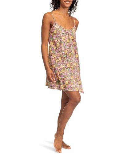 Roxy Spring Adventure Floral Cover-up Dress - Multicolor