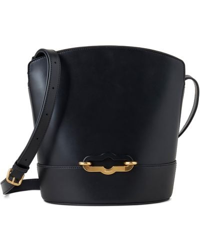 Mulberry Pimlico Super Lux Calfskin Leather Bucket Bag - Black