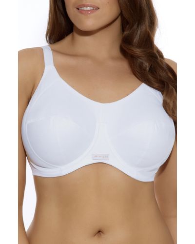 Elomi Energise Sports Bra Dd Cup Up - White