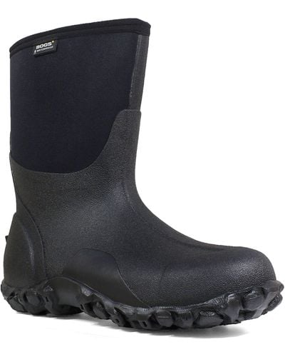 Bogs Classic Mid Waterproof Insulated Work Boot - Black