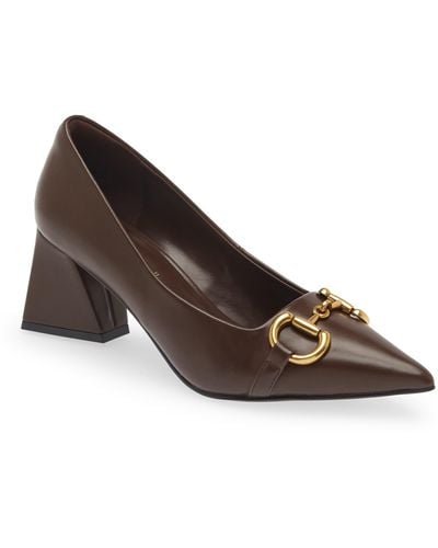 Jeffrey Campbell Happy Hour Pointed Toe Pump - Brown