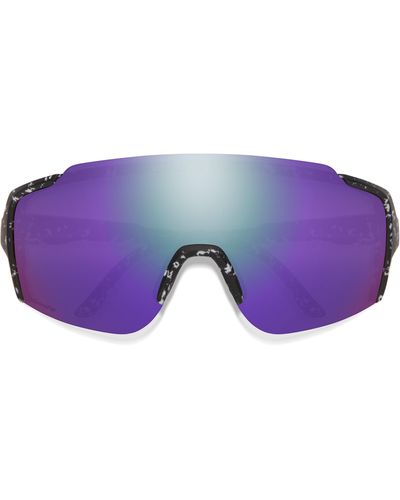 Smith Flywheel 130mm Chromapoptm Shield Sunglasses - Purple