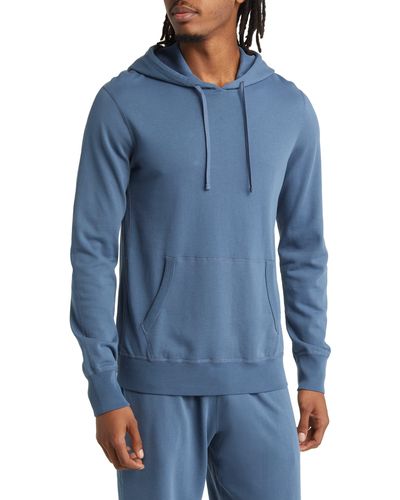Reigning Champ Lightweight Terry Pullover Hoodie - Blue