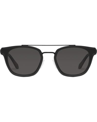 Quay Getaway 44mm Polarized Square Sunglasses - Black