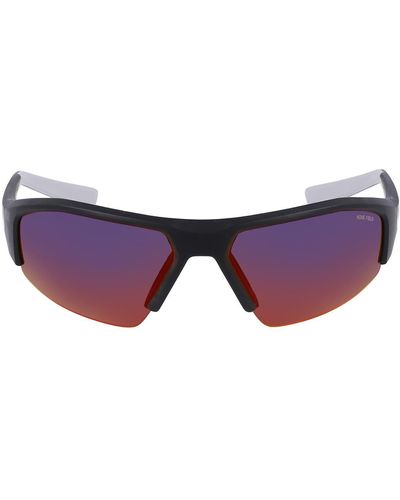 Nike Skylon Ace 22 70mm Rectangular Sunglasses - Purple