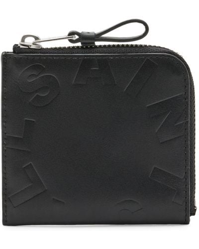 AllSaints Tierra Artis Leather Zip Around Wallet - Black