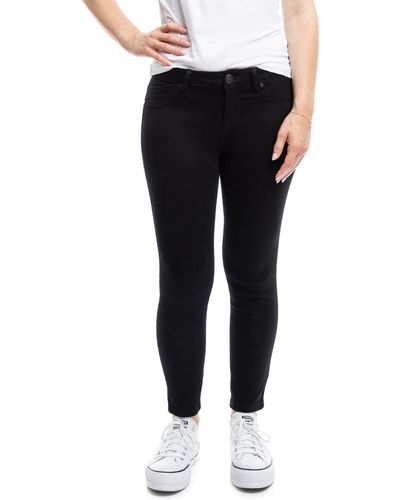 1822 Denim Butter Crop Skinny Jeans - Black